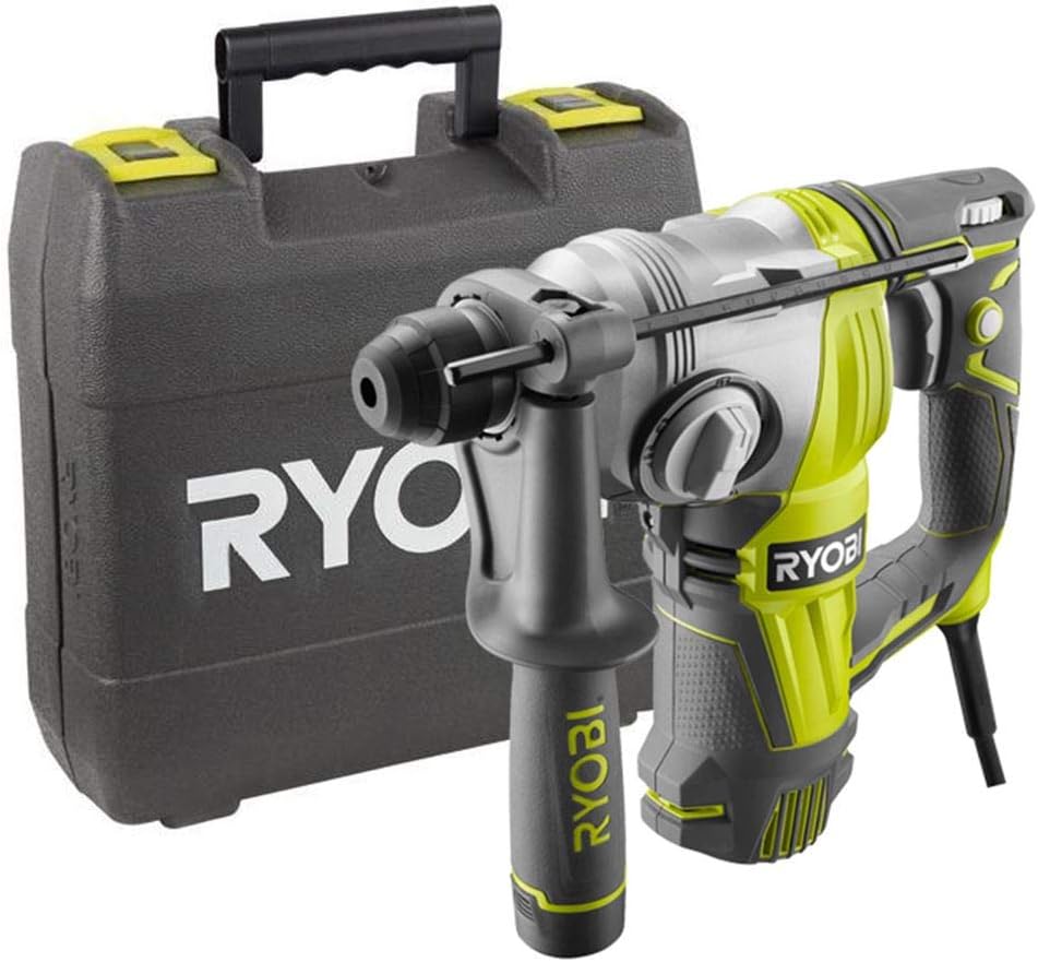 Ryobi RSDS800K Electric Wired Hammer Drill, 800 Watt SDS-Plus