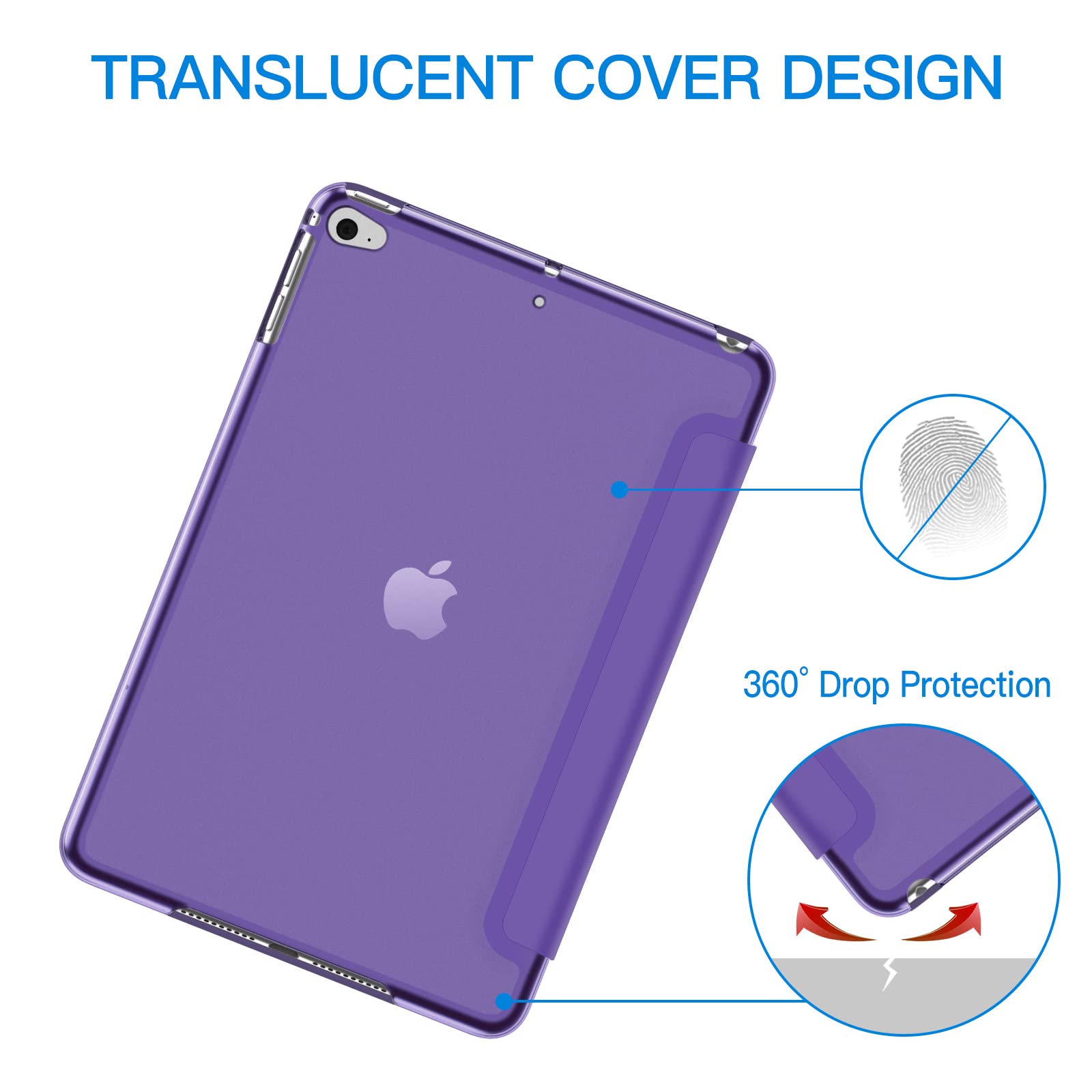 Amazon | JEDirect iPad mini 4 ケース (iPad mini 2019モデル非対応