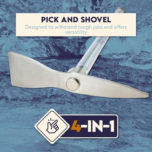 Miniatura 4 de SE Selección magnética plegable para minería de oro, cabeza de acero inoxidable, 18.75 pulgadas