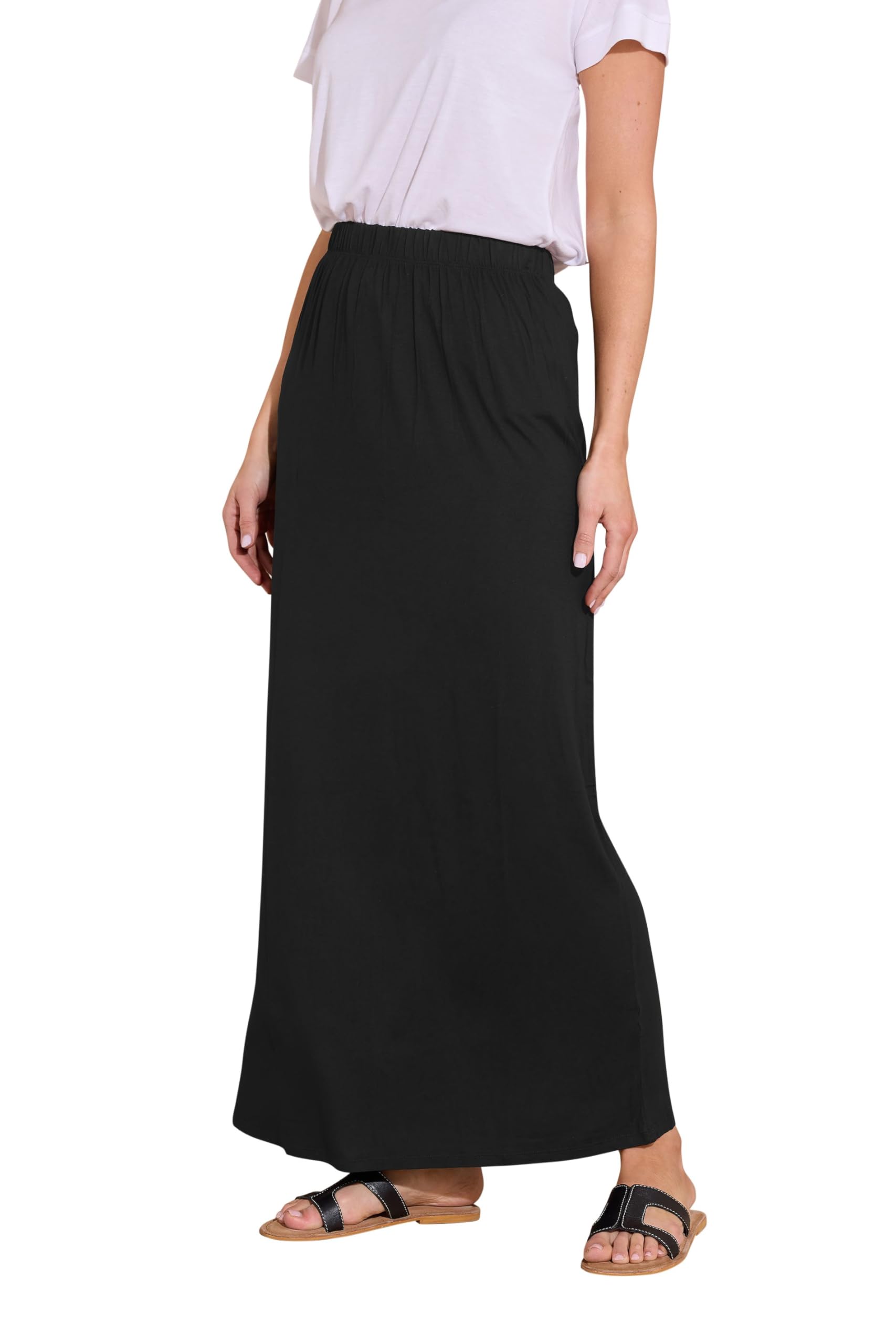 Long Tall Sally - LTS Tall Tube Maxi Skirt - Women's Black