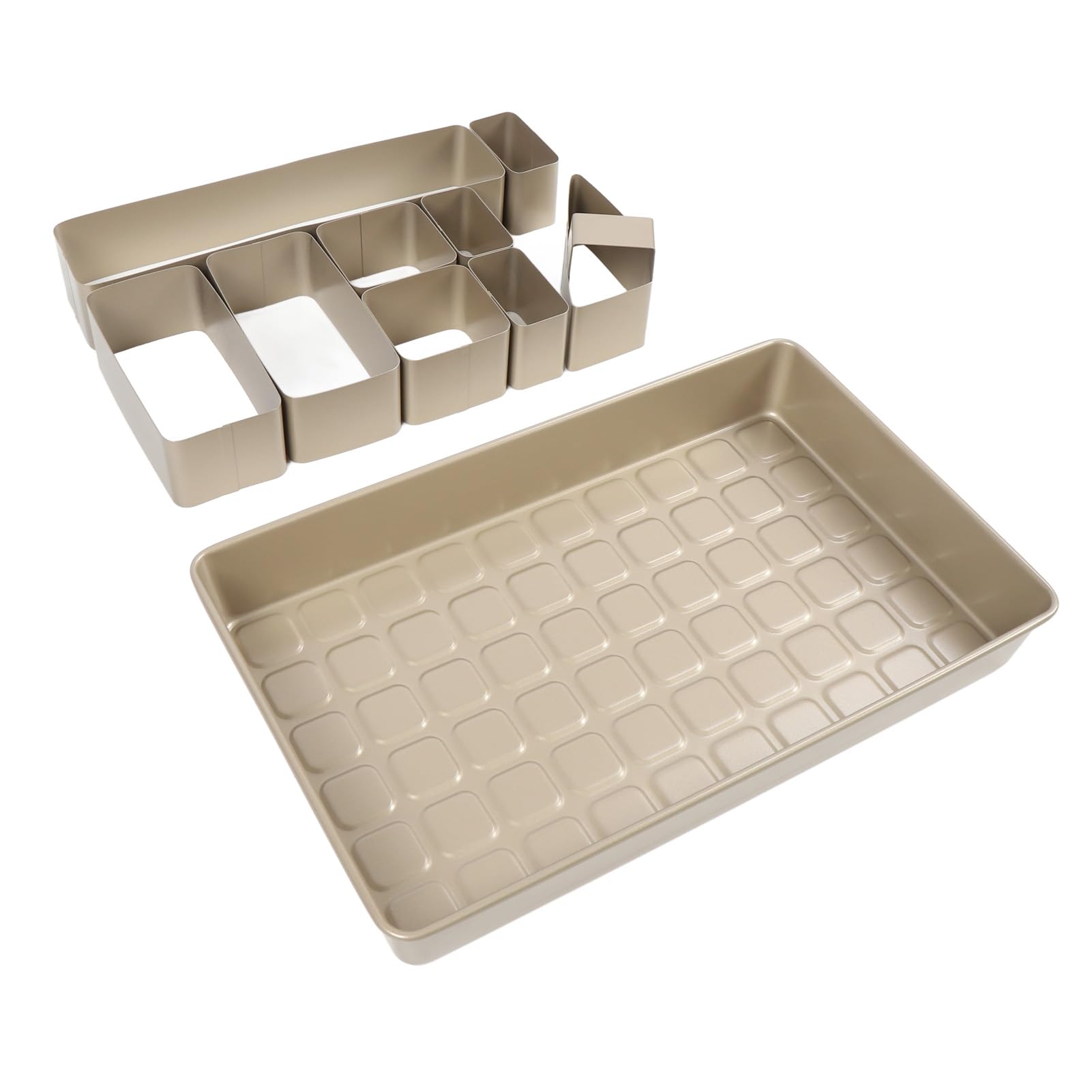 Juego de moldes antiadherentes para tartas, diseño alfanumérico innovador para hornear, letras y números con recipiente y manual de instrucciones (idioma español no garantizado), resistente a altas