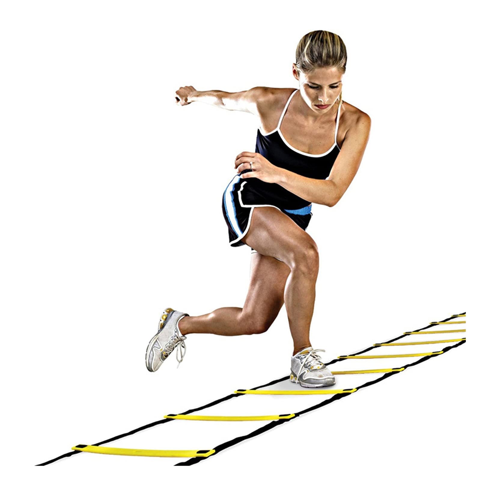 Amazon | トレーニングラダーの敏捷性スピードラダー階段の階段の