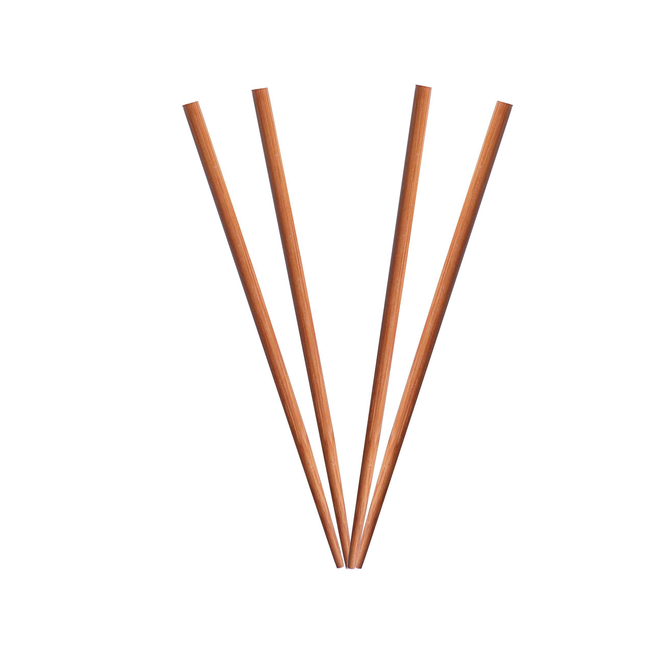 2 Sets of Wooden Hair Sticks Chopsticks (Tan)