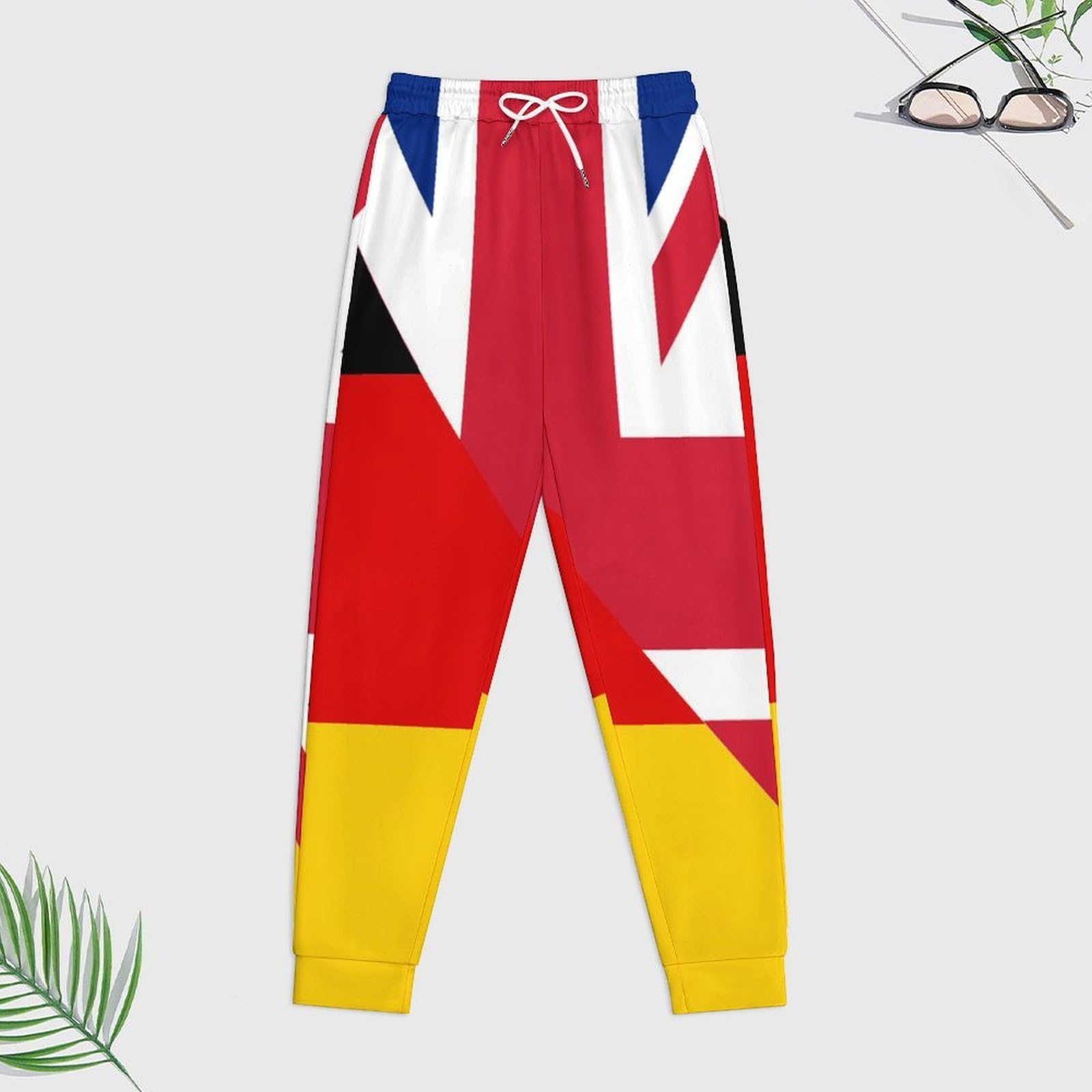 Birtish E Germania Bandiera Tute per gli Uomini Manica Lunga Felpa Con Cappuccio E Pantaloni Della Tuta Joggers Set Moda Tute