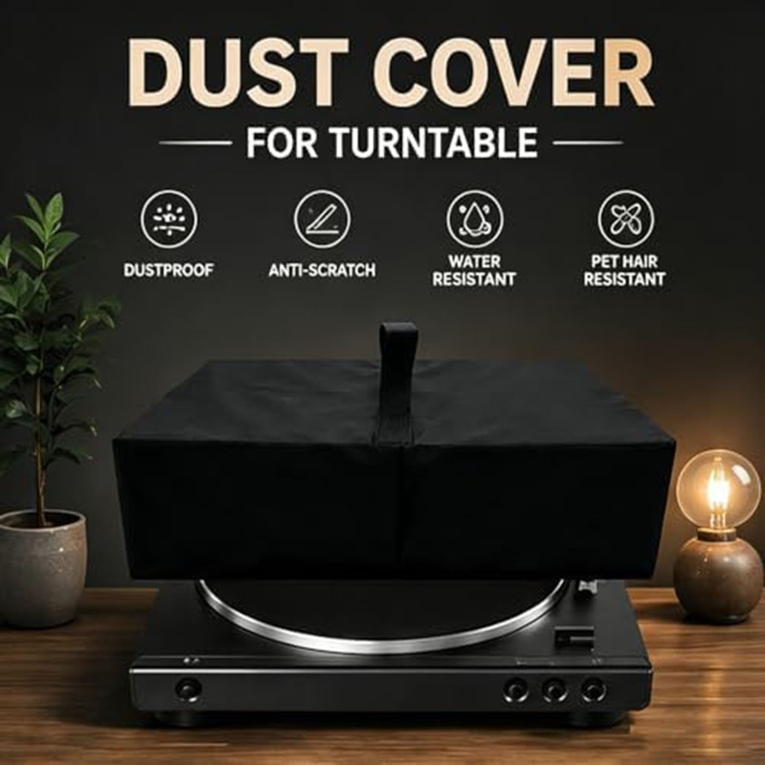 Housse Anti Poussière Platine Vinyle pour U-Turn Orbit Basic 2013-Present