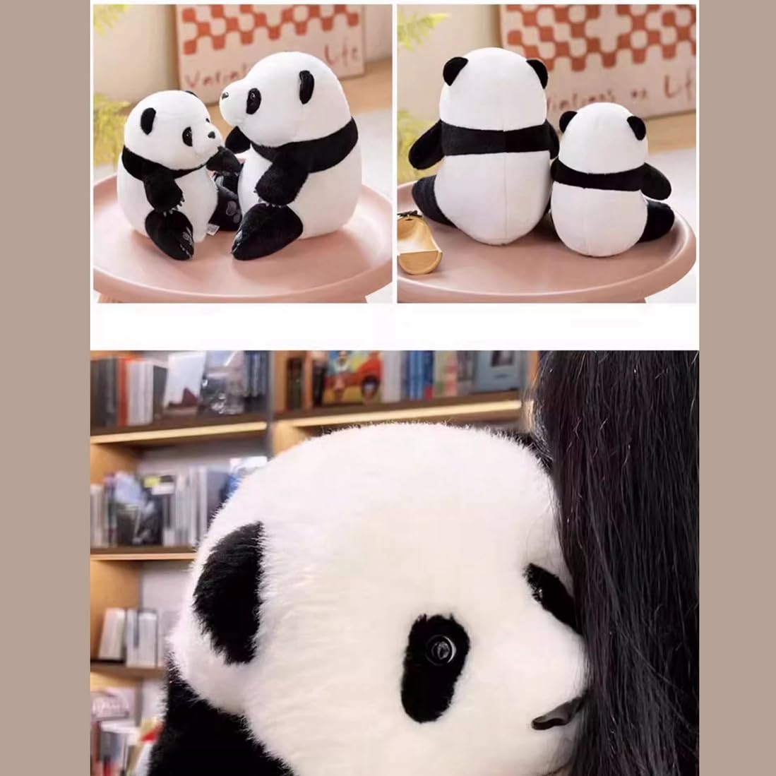 Amazon.co.jp: パンダ リアル ぬいぐるみ 可愛い 抱き枕