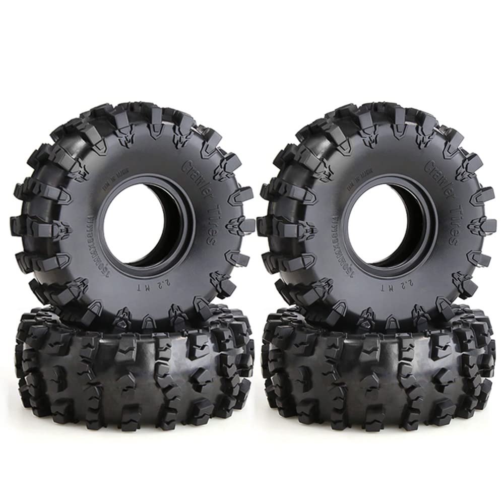 4 sztuki 150 mm 2,2 gumowe duże opony do 1/10 RC Crawler Wraith SCX10 Capra TRX4 TRX6 D90