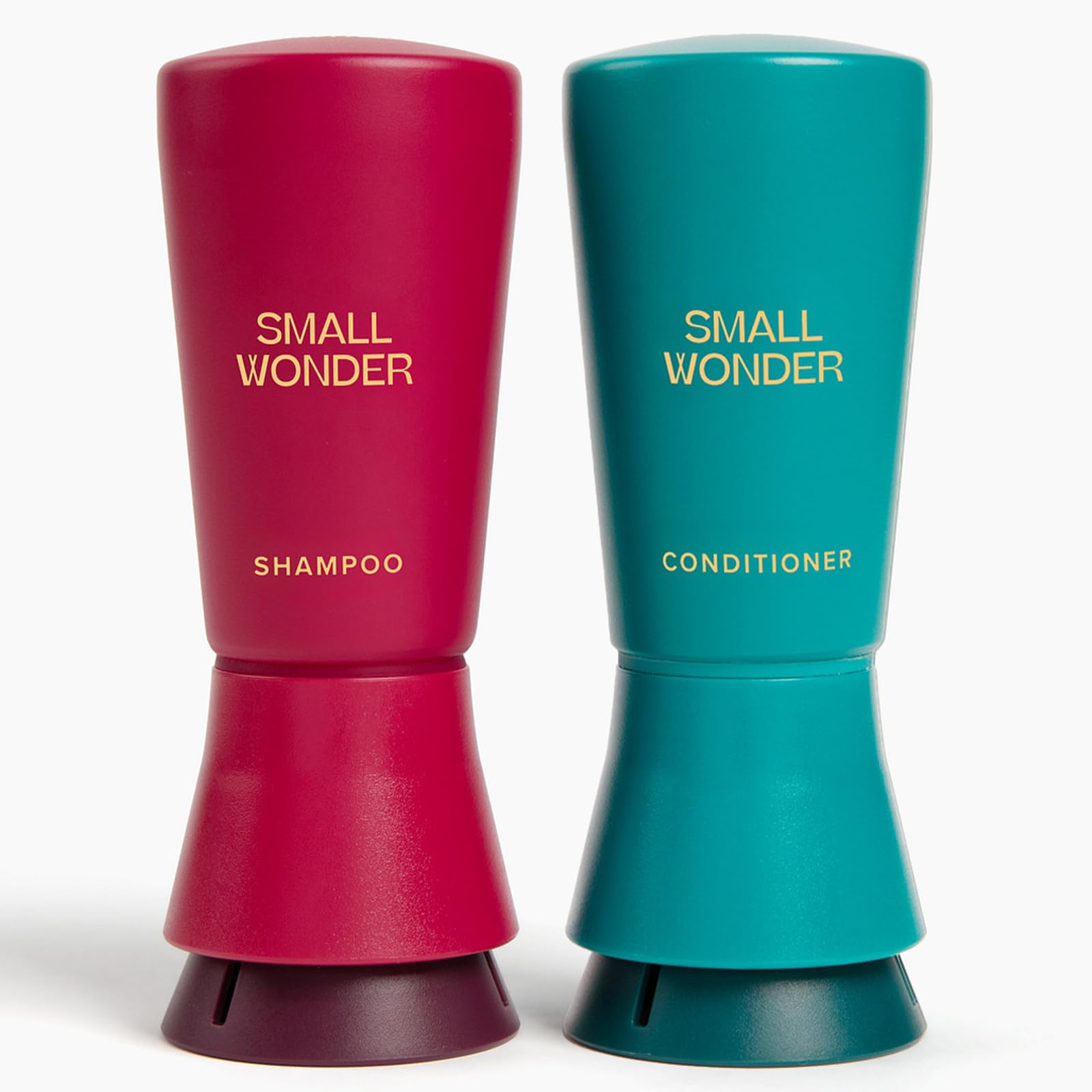 SMALL WONDER® Signature Shampoo and Conditioner Set (50-80 Washes) – Sulfate Free, Paraben-Free, Color-Safe, Powder to Creamy Lather Formula (