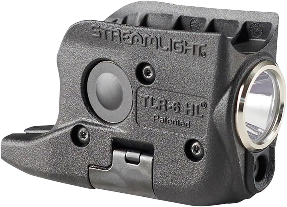 Streamlight 69350 TLR-6 HL G 300-Lumen Rechargeable Tactical Weapon Light with Integrated Green Aiming Laser Designed Exclusively and Solely for Glock 42/43 and 43X/48 (Non-Rail or MOS), Black