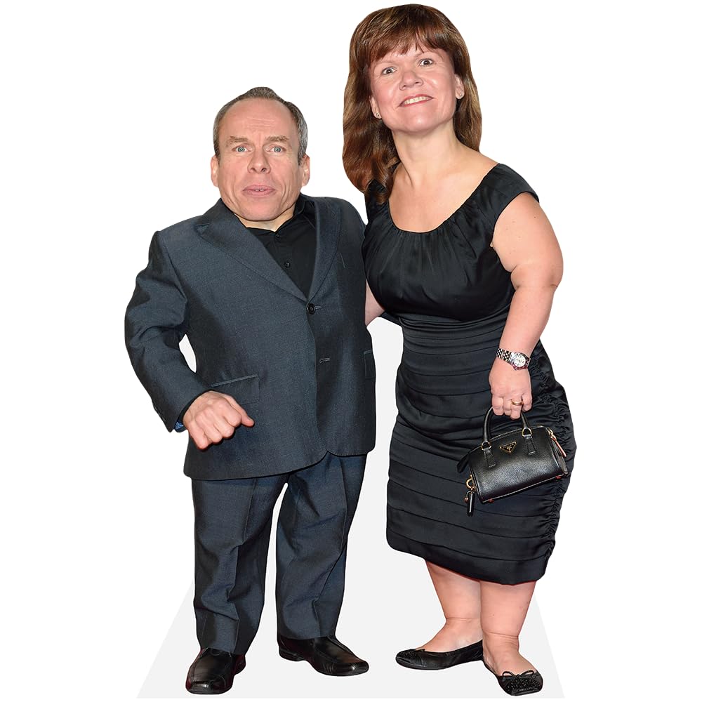 Celebrity Cutouts Lifelike Warwick Davis And Samantha Davis (Duo) Mini Celebrity Cutout