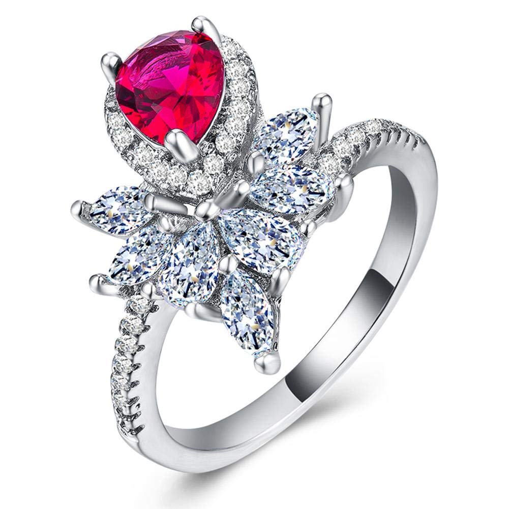 CHARHODENWomen's White Gold Carat Craft Diamond Ring -US