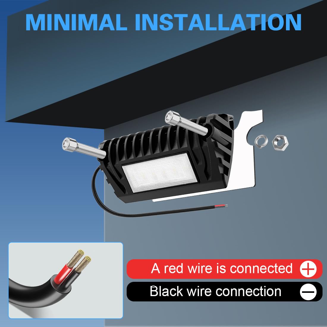 5" Luci per tende da sole, luci a LED da 12 V per camper, roulotte e caravan