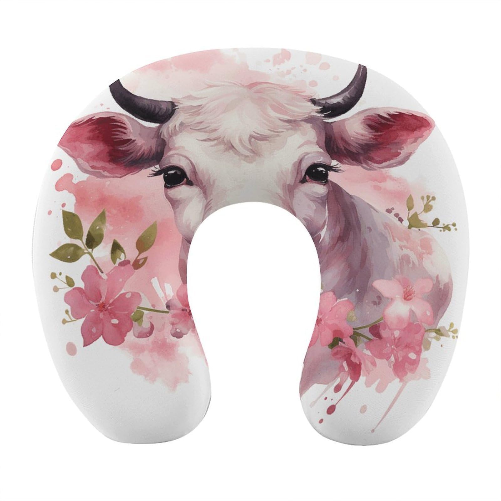 Btcowzrv Style A Little Cow U Shaped Neck Pillow Travel Pillows