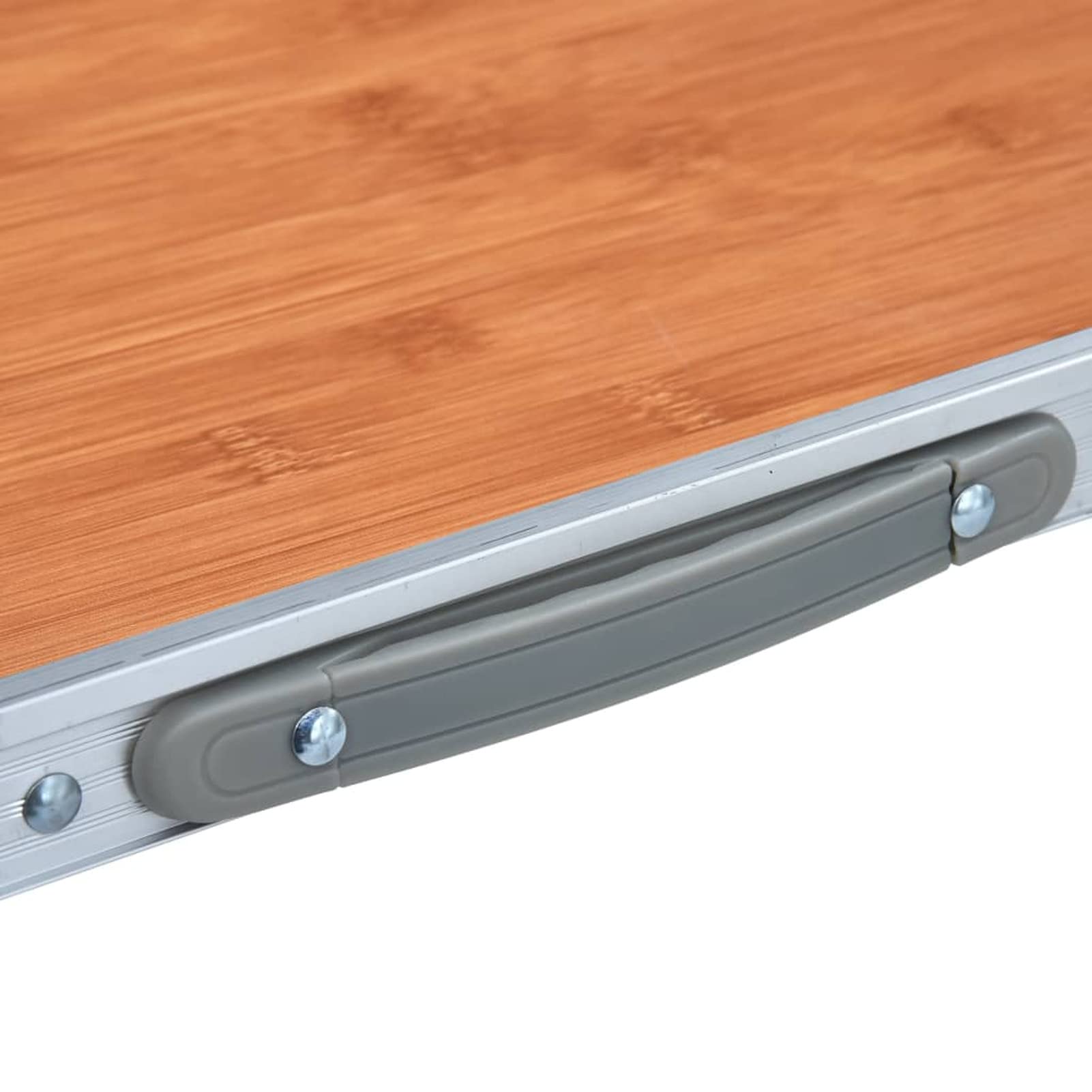 Homgoday Składany stół kempingowy aluminiowy 60 x 45 cm meble kempingowe artykuły sportowe