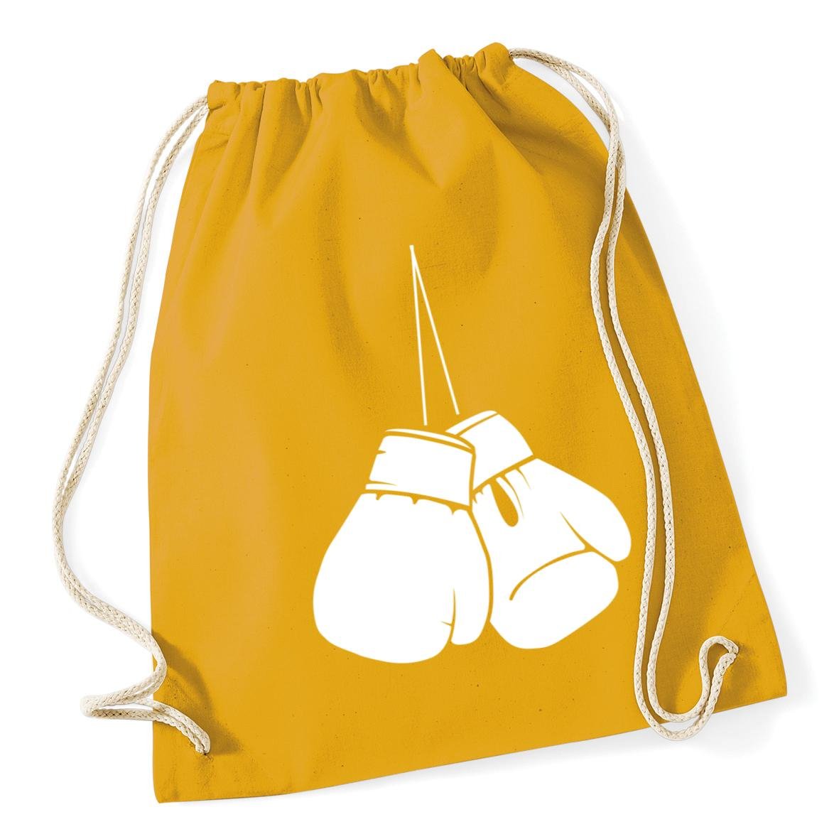 Hippowarehouse Boxing gloves Drawstring Cotton School Gym Bag 37cm x 46cm, 12 litres