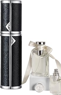 Frasco atomizador de perfume - Frasco de perfume de viagem em couro PU 5ml recarregável,Frasco recarregável de perfume com spray de névoa fina, presente comercial para colegas e amigos Buniq