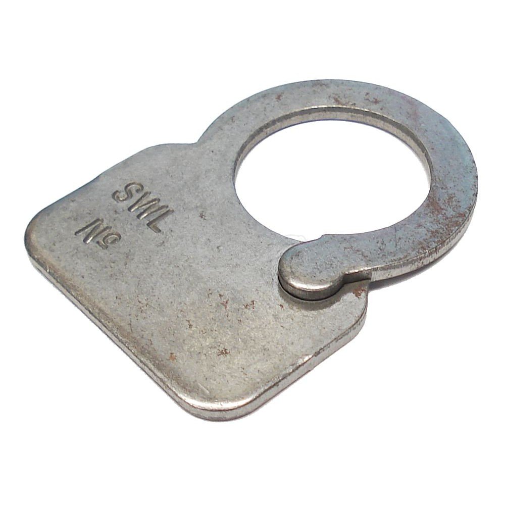 L&S Engineers Silver Safe Working Load Tags, Clip On Type Use For Identification