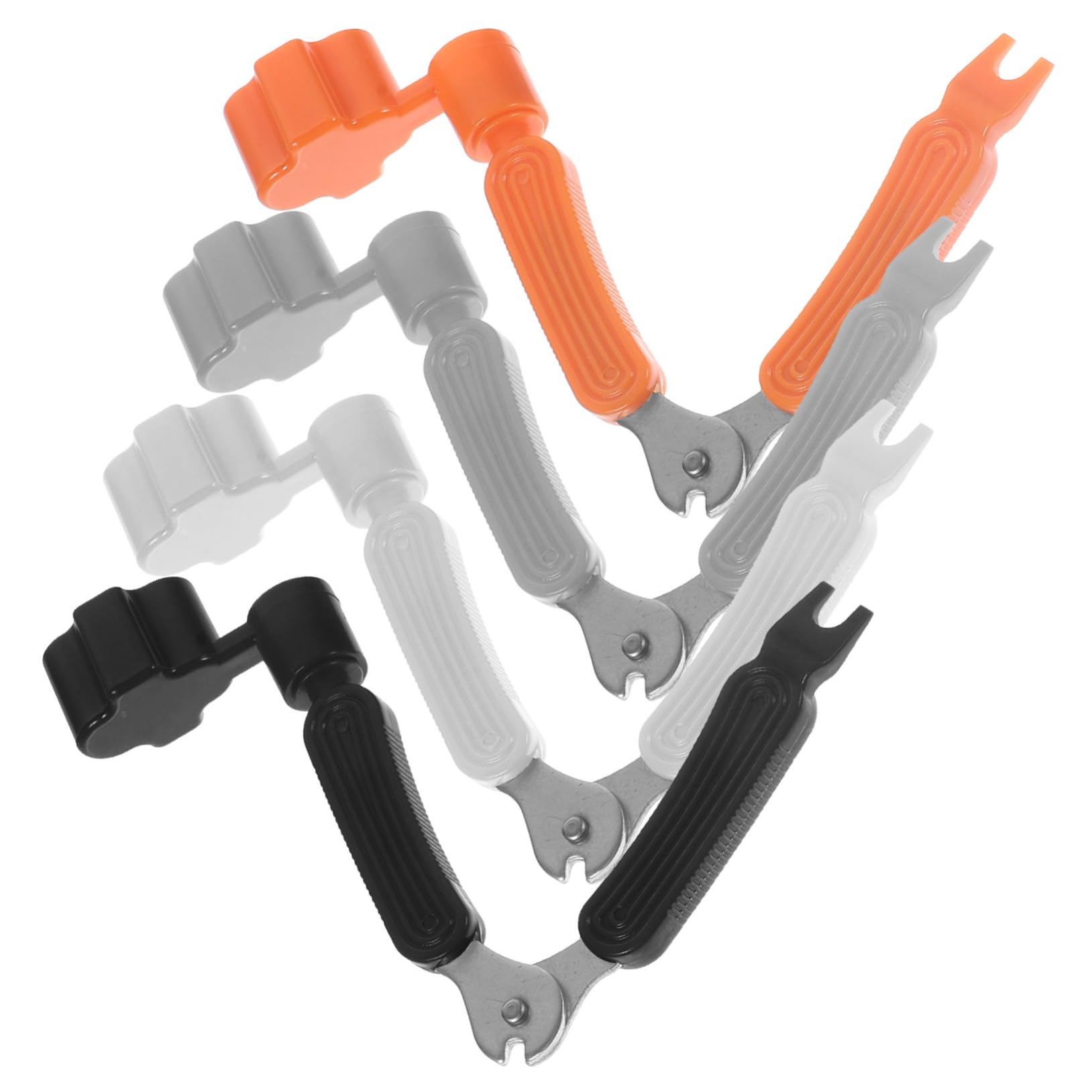BESTonZON 4pcs Guitar String Winder Cutter Pin Puller Set Plastic Guitar String Winding Tool for Electric Guitars