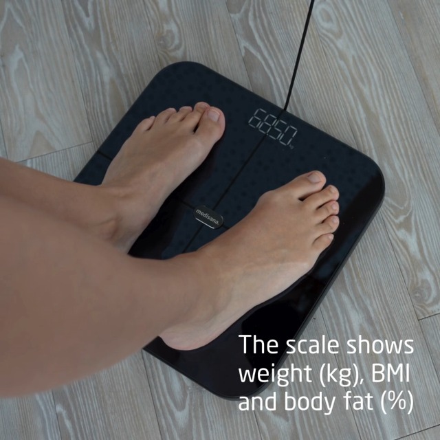 medisana BS 850 Connect Body Analysis Scale with Hand sensors
