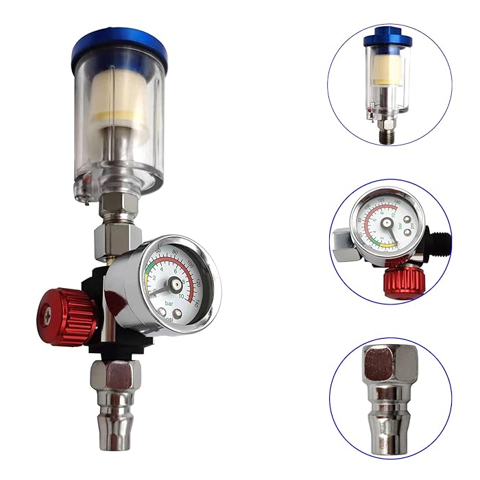 Buy ENDOZER Spray Gun Painting Sprayer Oil Water Separator, 1/4" Inlet
