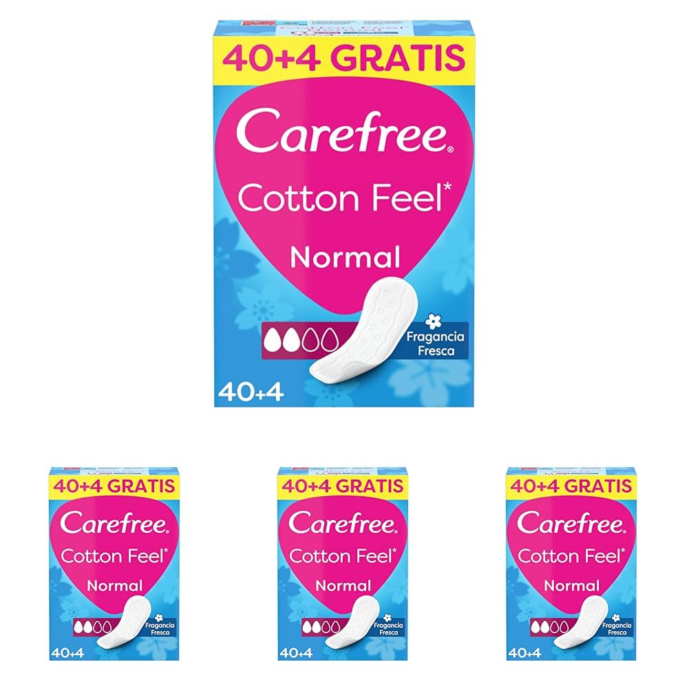  Fresh Breathable Briefs Carefree Pack of 4 Thick Cotton Regular Size - 44 Pezzi
| Carefree Fresh Breathable Briefs Regu