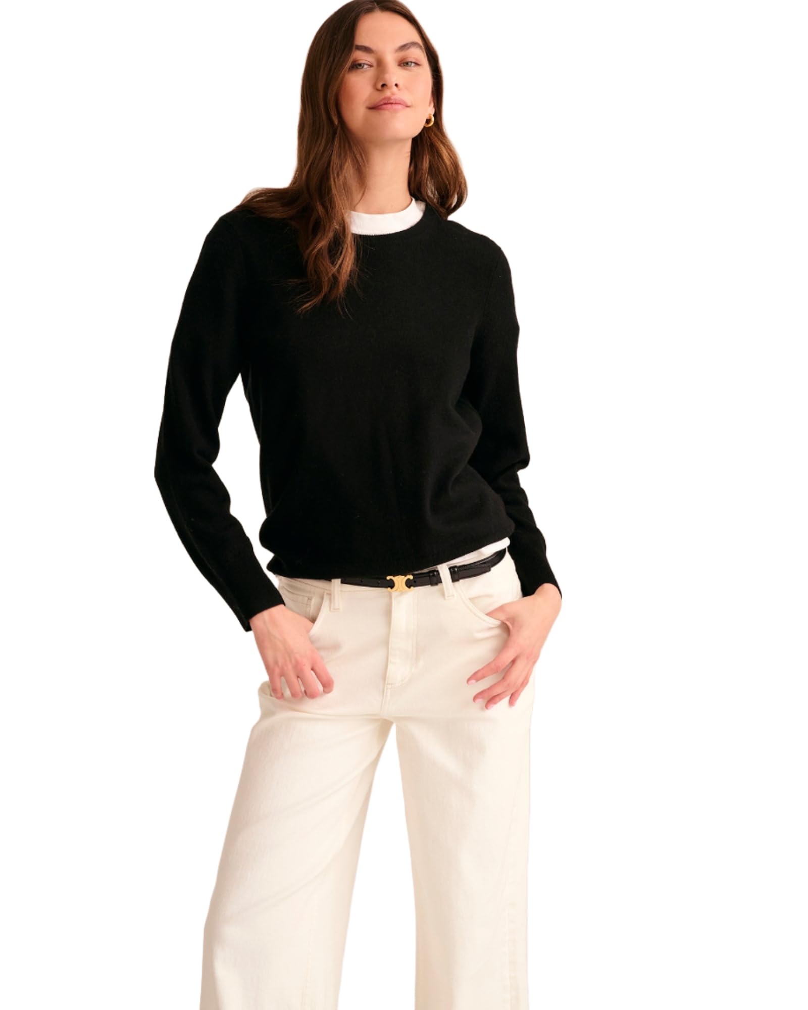 NAADAM Womens The Original Cashmere Crewneck Sweater