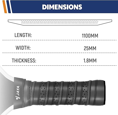 Miniatura 8 de JAYA 2 Pack Extra-Length Pickleball Paddle Grip Tape, Pickleball Overgrip Wrap, Replacement Grip Wrap for Pickleball Rackets - Easy Installation and