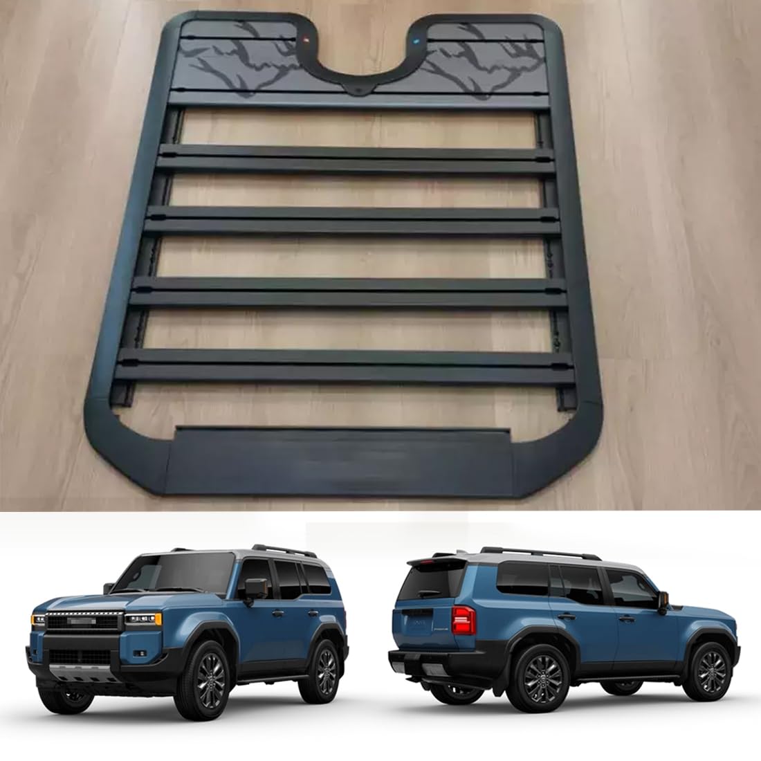 Roof Basket Carrier Luggge Box Frame Fit Land Cruiser Prado J250 LC250 2024 2025