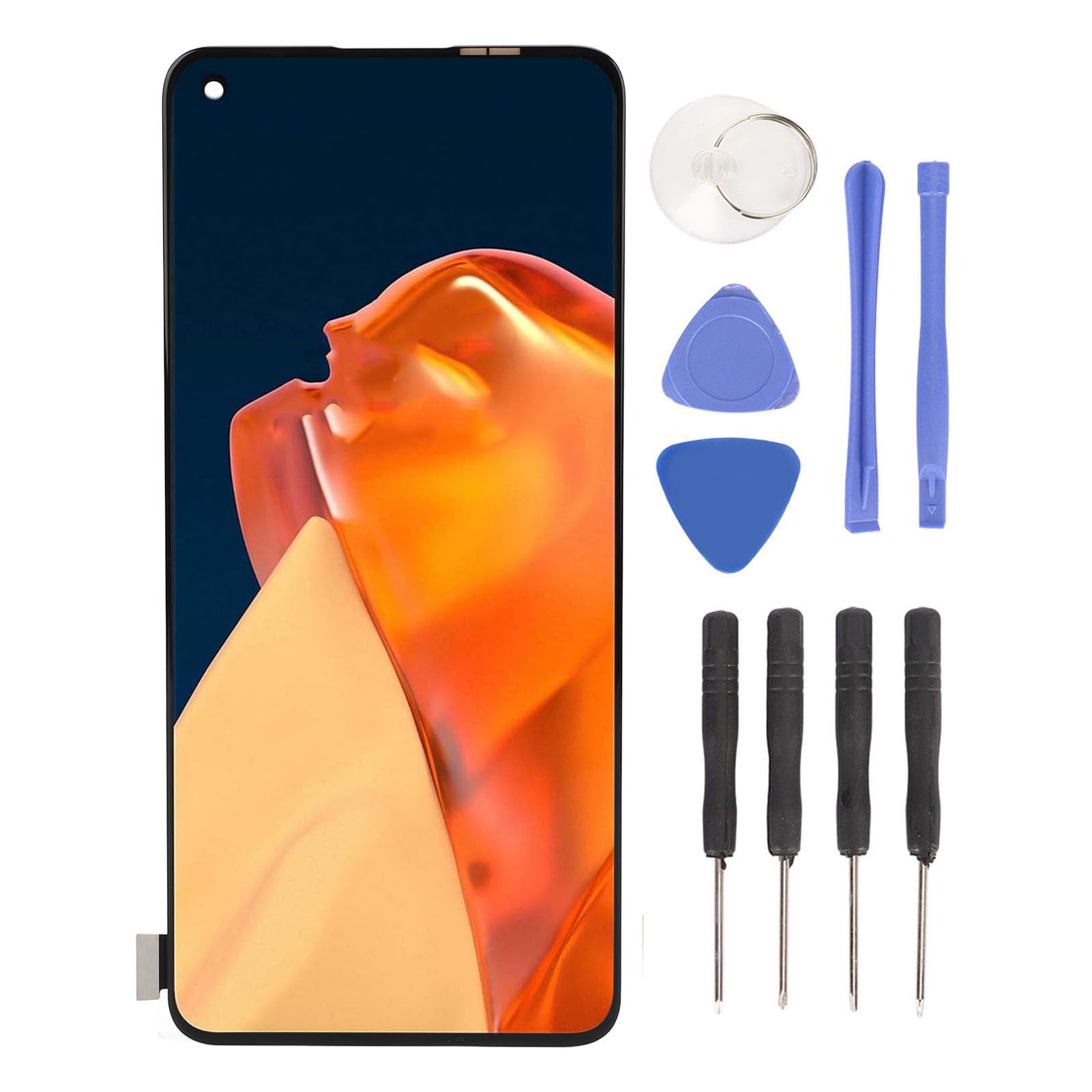 GOWENIC Phone Screen Replacement for 9 5G, 6.55 Inch Full Touch Phone Screen Digitizer Screen Touch Assembly with Repair Tools, for LE2113 LE2111 LE2110 LE2117 LE2115