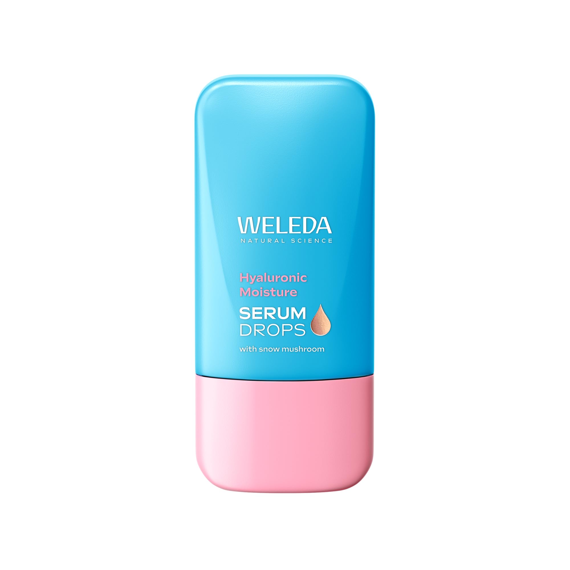 Weleda - Booster Drops Hidratante, Sérum Ligero, Aporta Hidratación Intensa Durante 24h, con Ácido Hialurónico y Hongo de las Nieves, 100% Natural, Textura Gel, Vegano - 30 ml