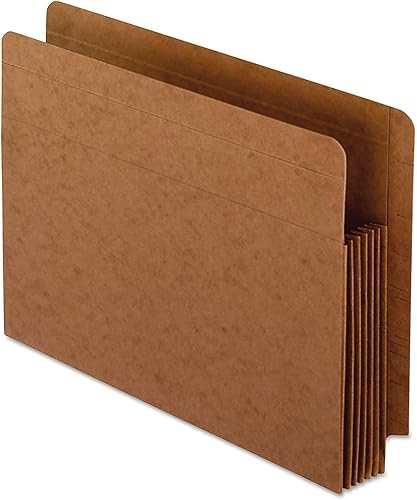 Miniatura 2 de Pendaflex 95363 - Bolsillos para archivos con pestañas finales de alta resistencia, corte recto, 1 bolsillo, carta, marrón (caja de 10), color rojo