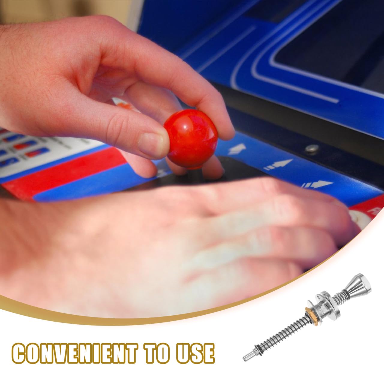 SUPVOX Leva Flipper Accessori Macchina Da Gioco Flipper Gioco Di Tiro Al Flipper Sfera Subacquei In Lega Silver