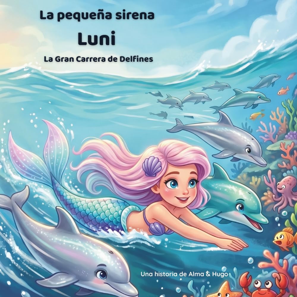 La Pequeña Sirena Luni – La Gran Carrera de Delfines: Una Divertida Aventura Sobre la Amistad, el Esfuerzo y el Juego Limpio (Las aventuras de la sirenita Luni)