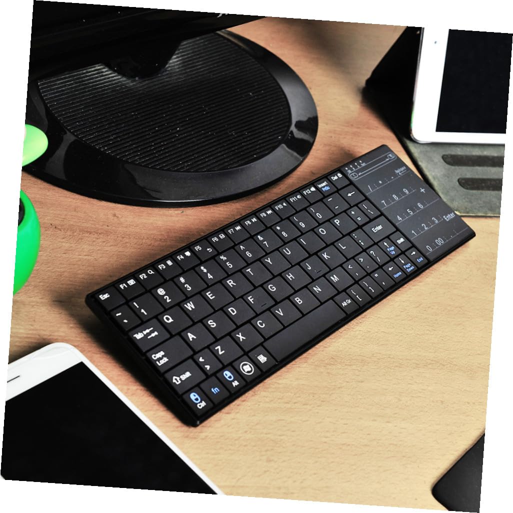 Holibanna Tastiera Wireless Portatile con Touchpad Fili Compatibile con Smartphone Elegante e Silenzioso e