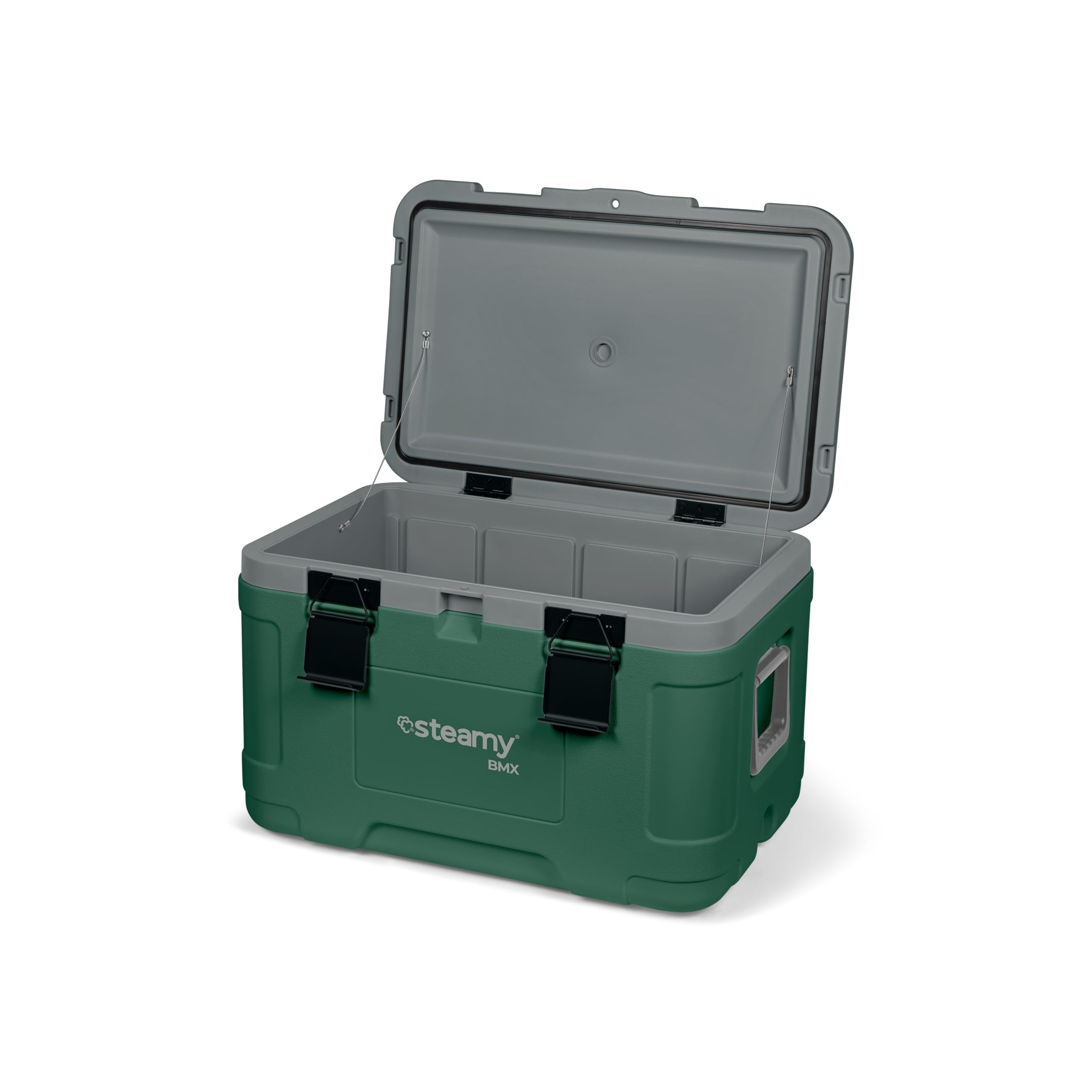 Steamy BMX 50, Frigoriferi portatile passivo, Ideale per lavoro e pranzo, 50 Litri, Verde