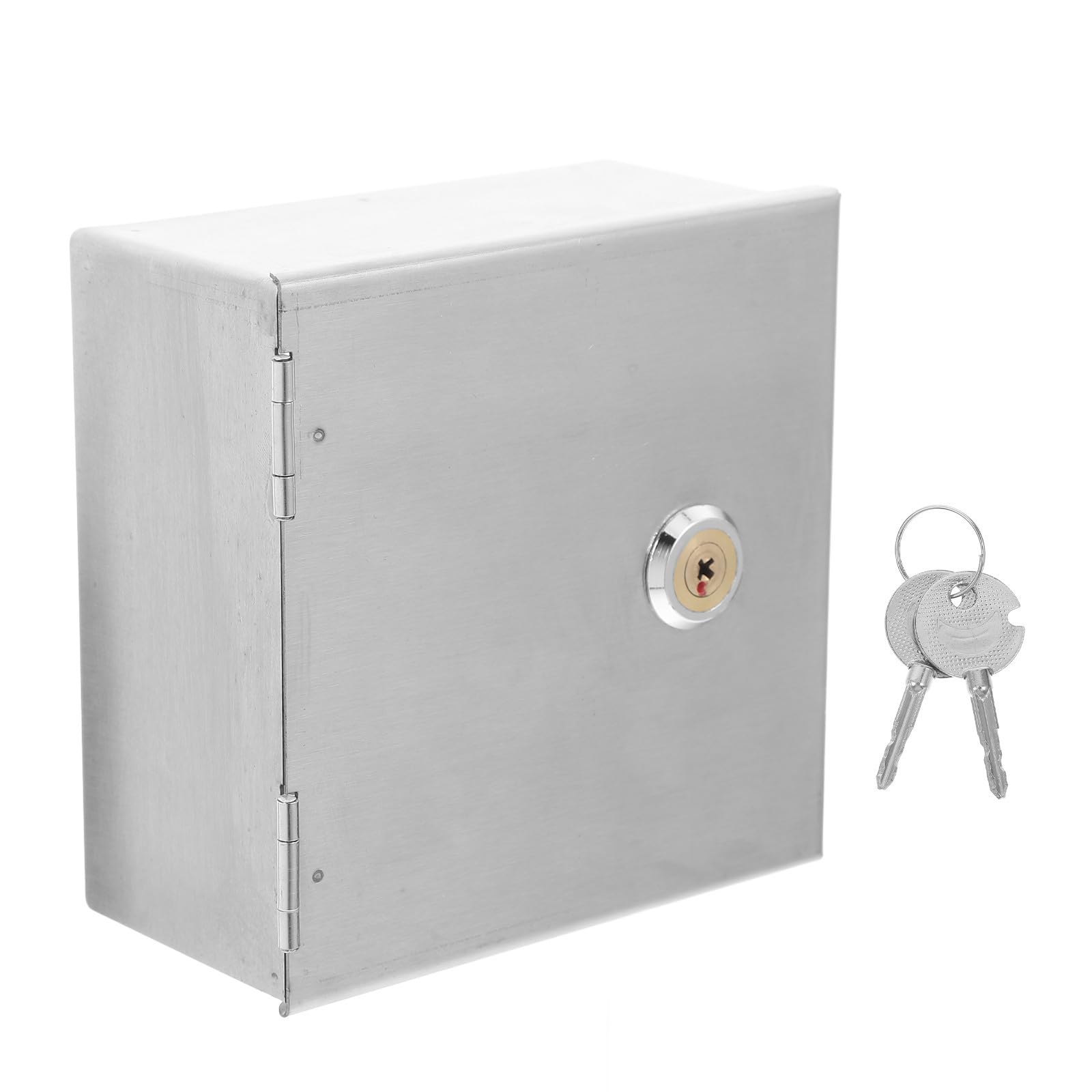 3 Piezas Caja Eléctrica Exterior de Acero Inoxidable, Montaje