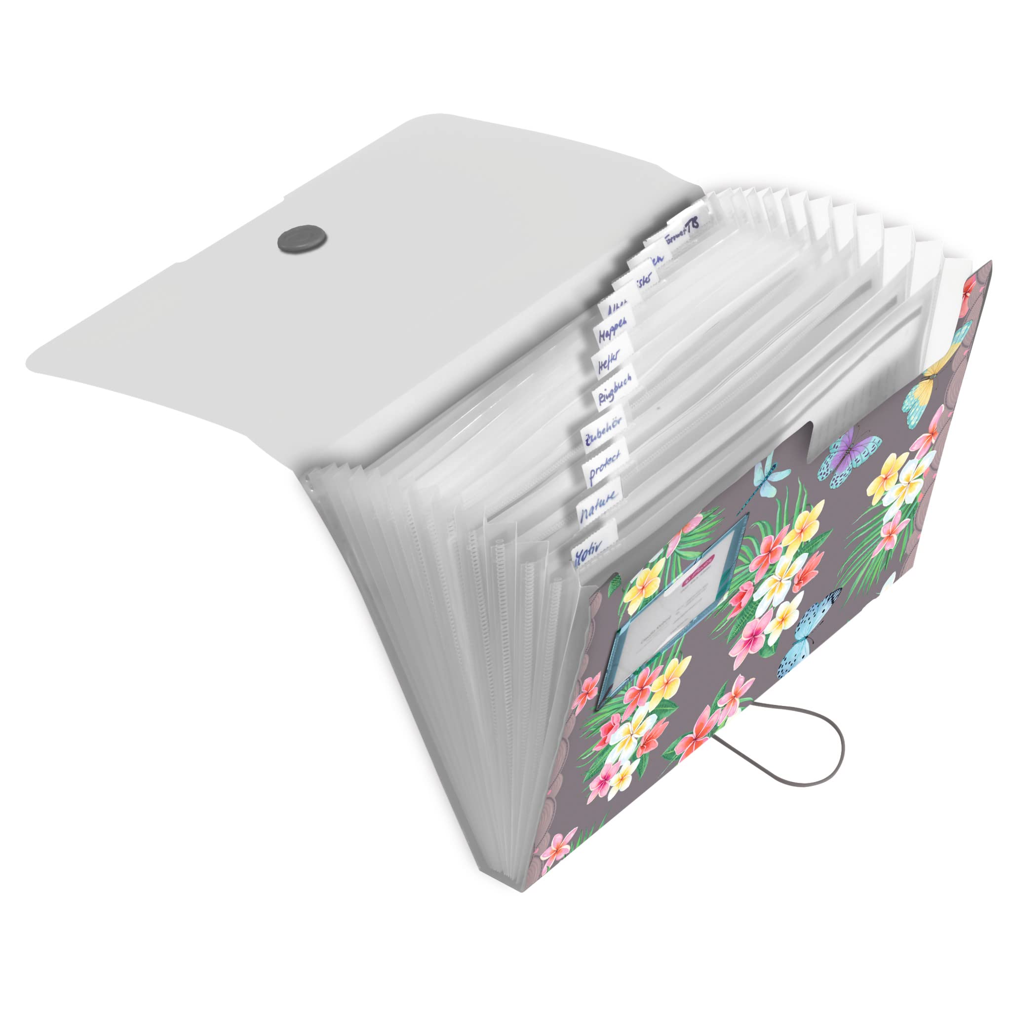 Image secondaire de Trieur Herlitz en Polypropylène Motif Papillons - Élégance Romantique