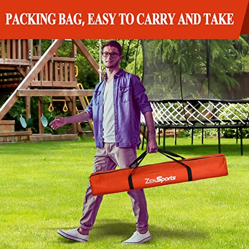 Zeny Portable Pvc Framed Cornhole Set With 8 Bean Bags And Carry Bag 3X2-Feet, Lightweight Corn Hole Boards For Outdoor Indoor Play #TOP3