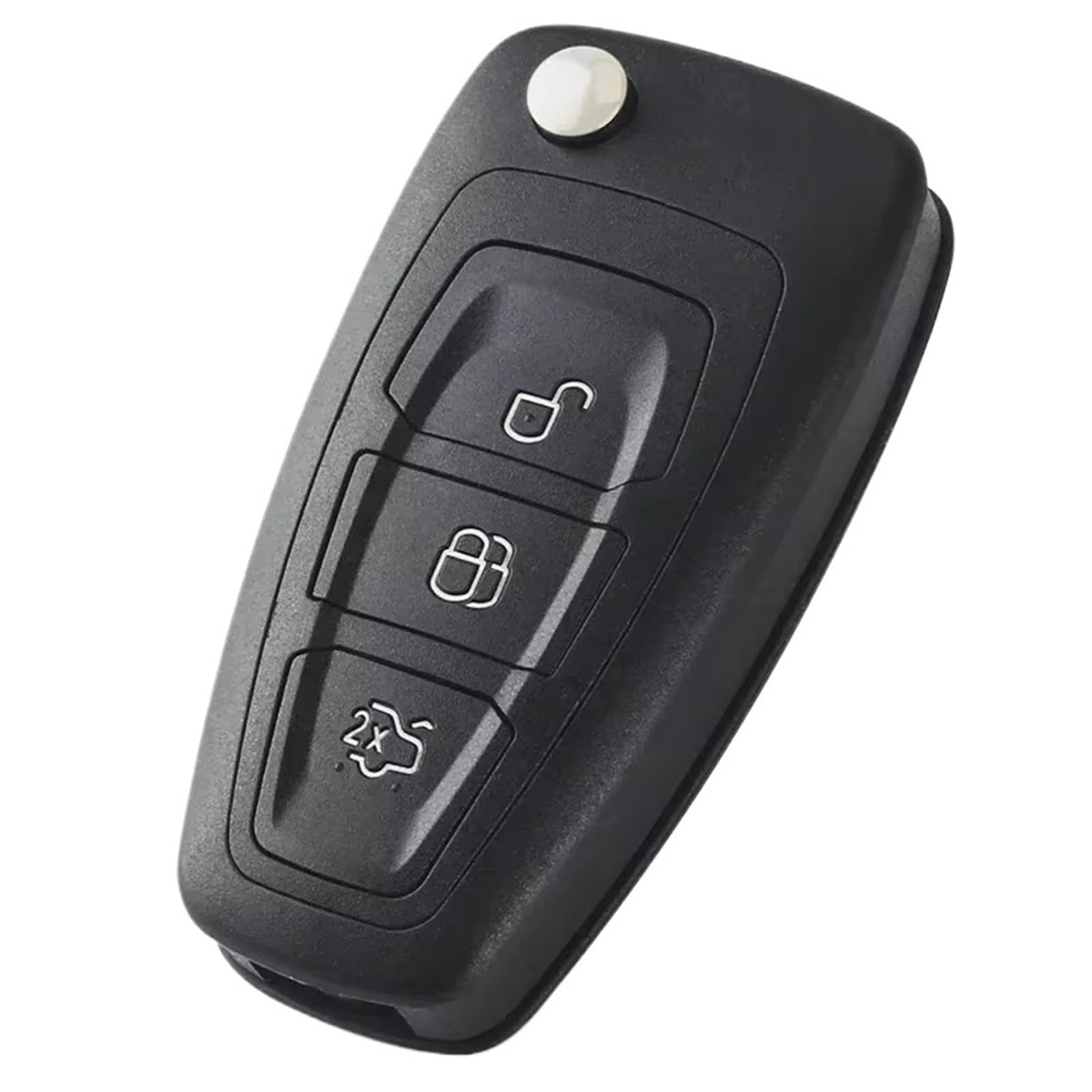 Kompatibel Mit Ford Für Mondeo 2012 2013 2014 2015 2016 2017 2018 2 Stück 3 Tasten Klappbares Fernschlüsselgehäuse Autoschlüsselabdeckung HU101(FO21)