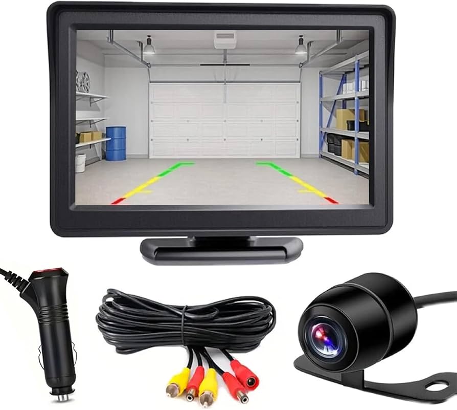 Amazon.co.jp: Stynxro バックモニターカメラセット 4.3インチ LCD