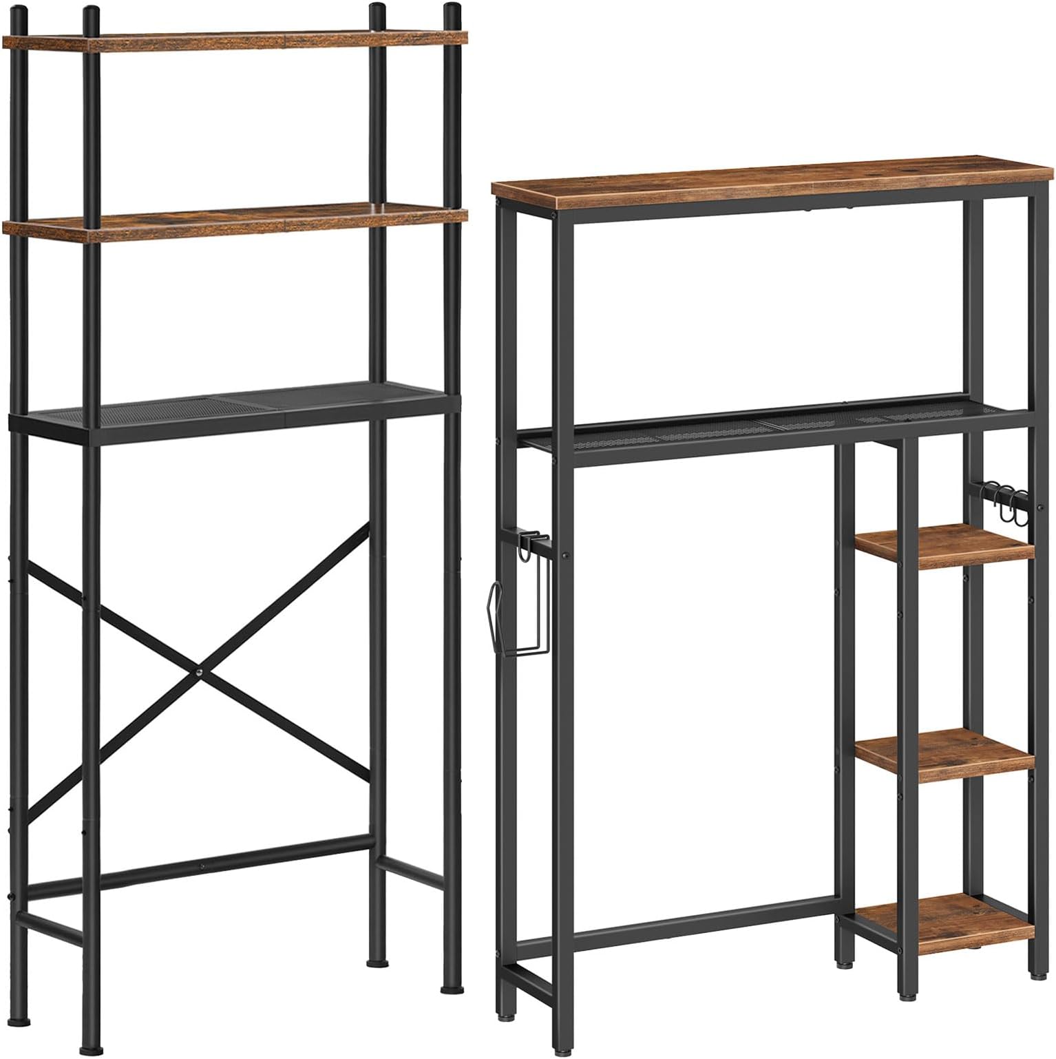 HOOBRO Over The Toilet Storage, 3Tier and 5Tier Over