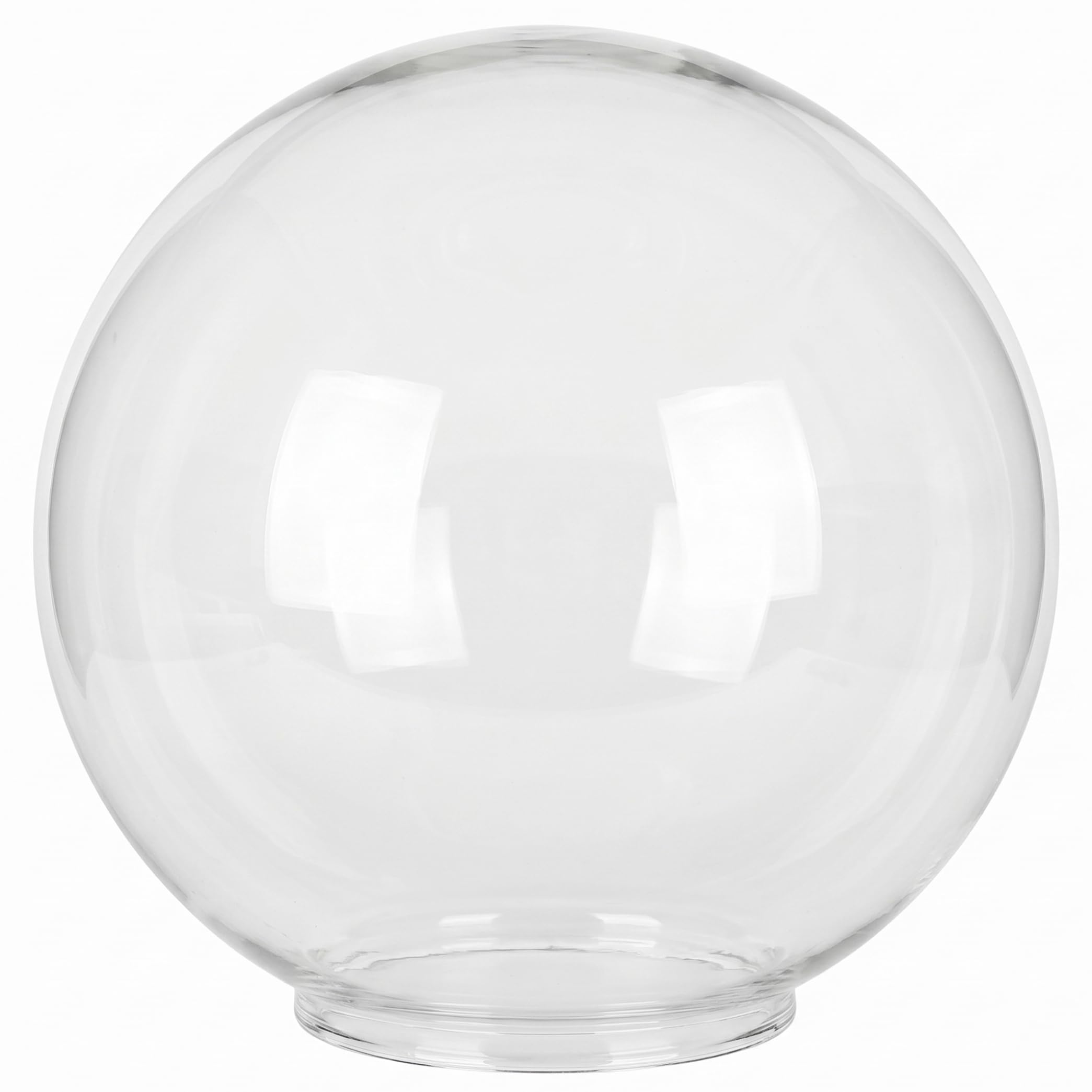 Glass Globes for Light Fixtures Replacement, Borosilicate Glass Lamp Shade Replacement for Pendant Lights, Transparent, 150mm (70mm Opening)