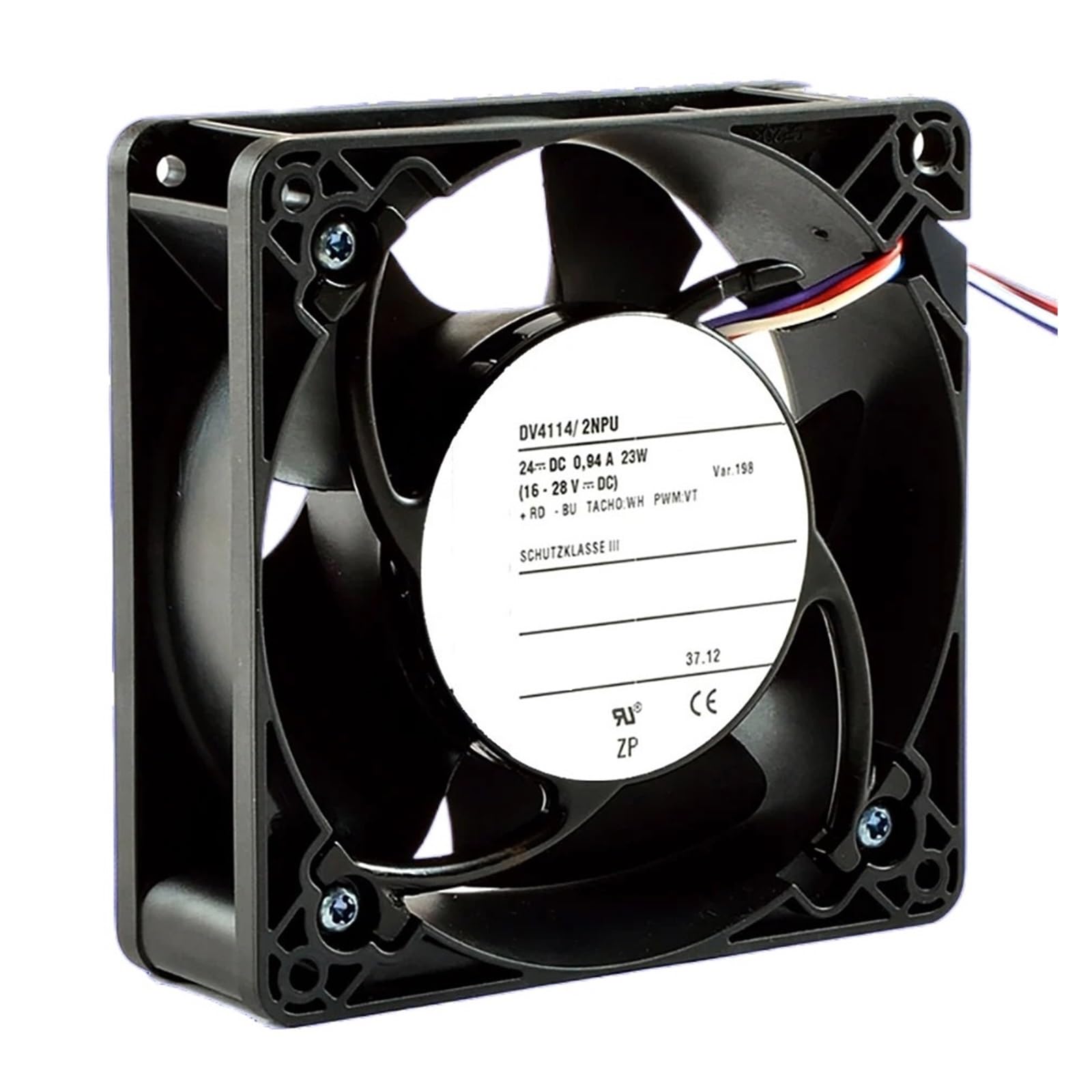 EGTDSFGJA DV4114/2NPU DV4114/2 NPU 24VDC 23W Cooling fan 12038 120 * 120 * 38mm