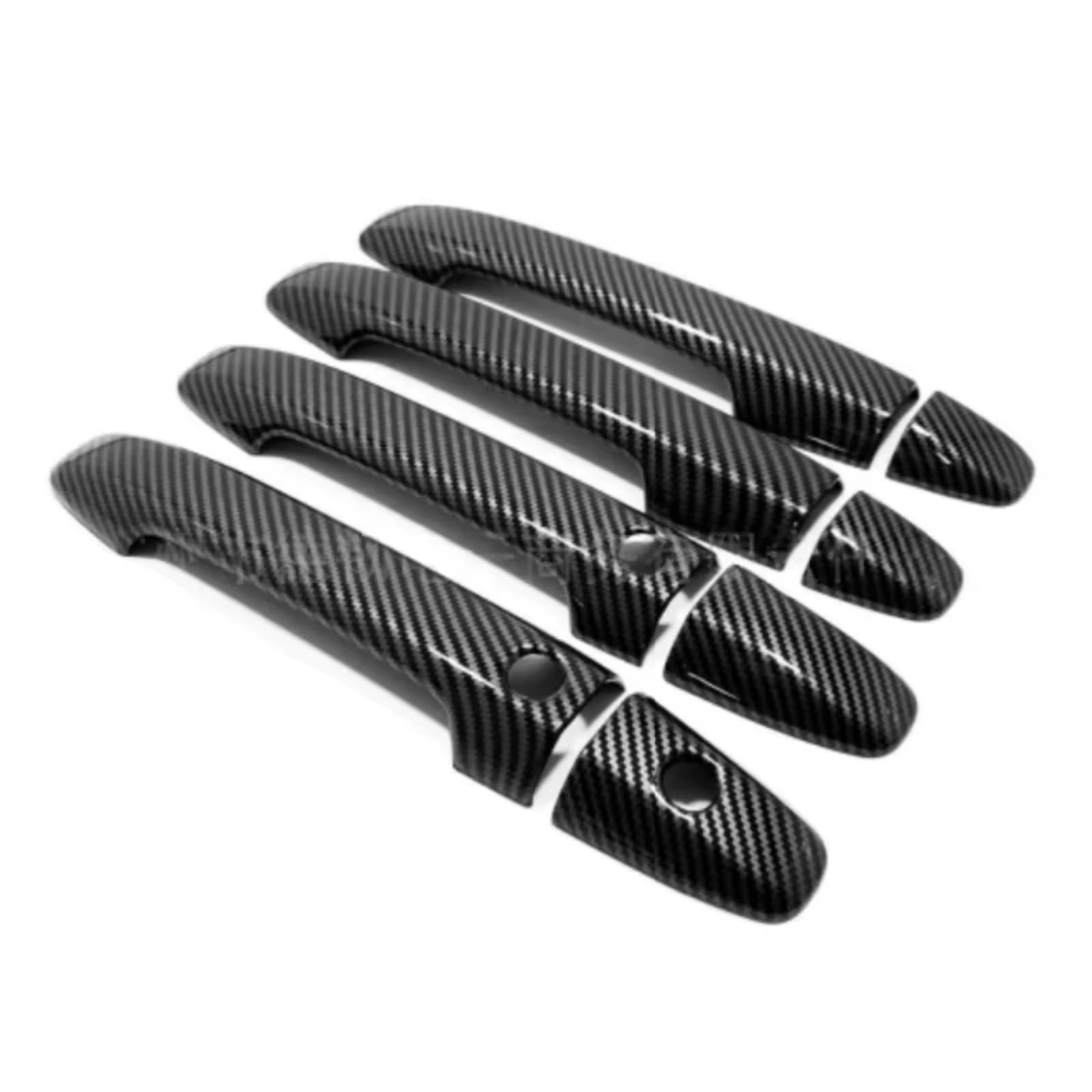 Zcxfdthf Carbon Fibe Door Handle Covers Part Compatible With For Odyssey 2015-2022 Car Door Handle Protective Decorative Sticker Cover Trim Set(Carbon Fibe)