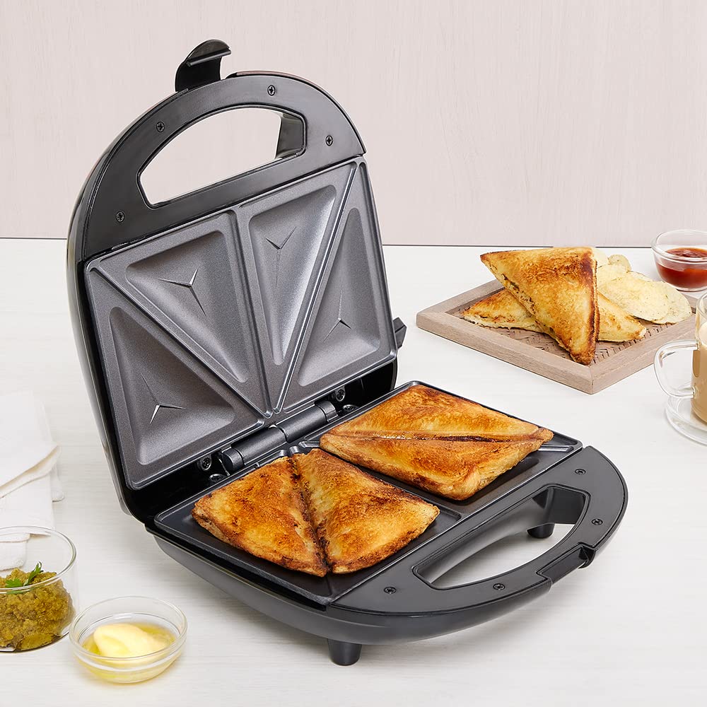 Buy Borosil Neo Sandwich Maker, Nontoxic Nonstick Heating Plate Coating, Make 2 Sandwiches At