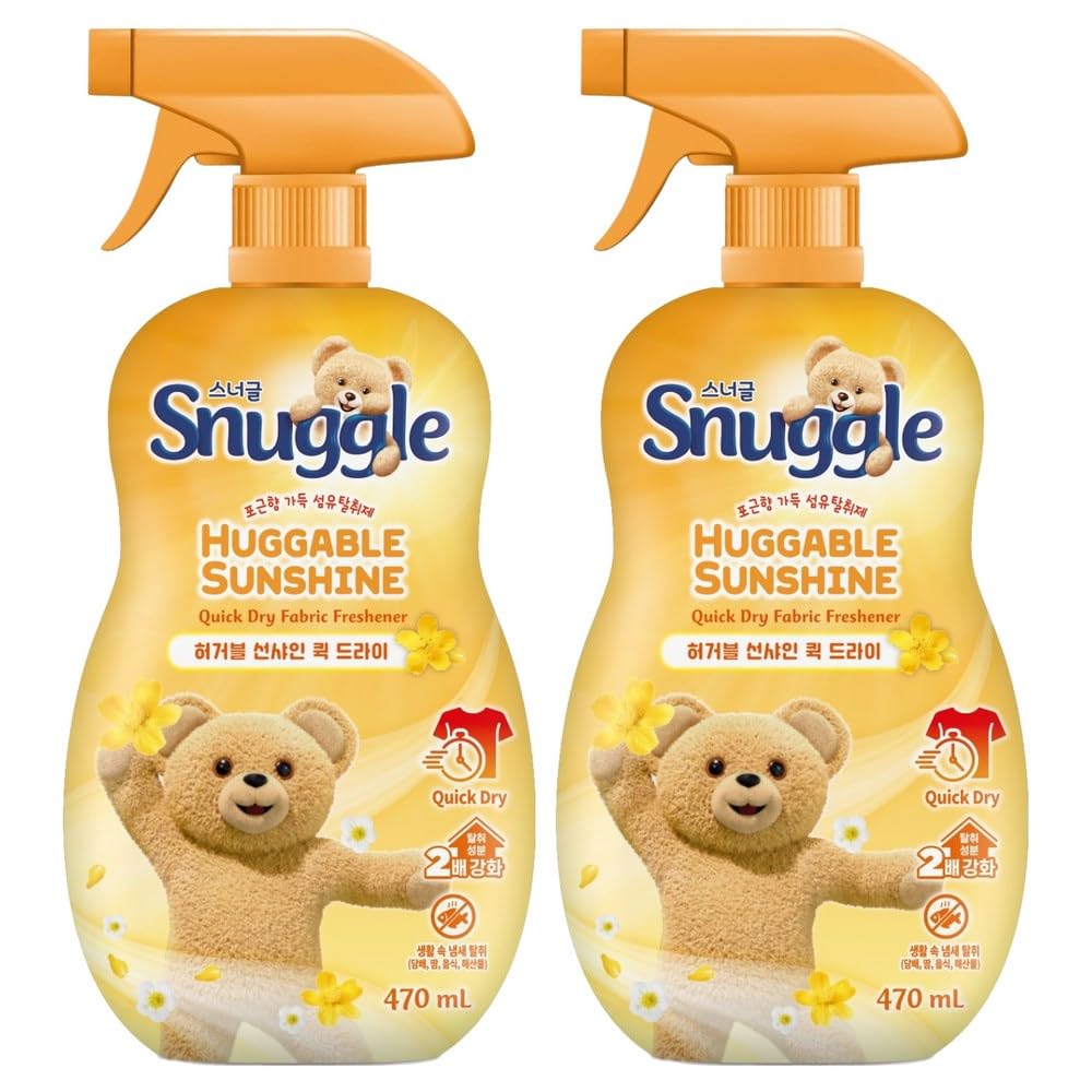 Amazon.co.jp: Snuggle スナッグル 繊維消臭剤 2本セット ファブリック 