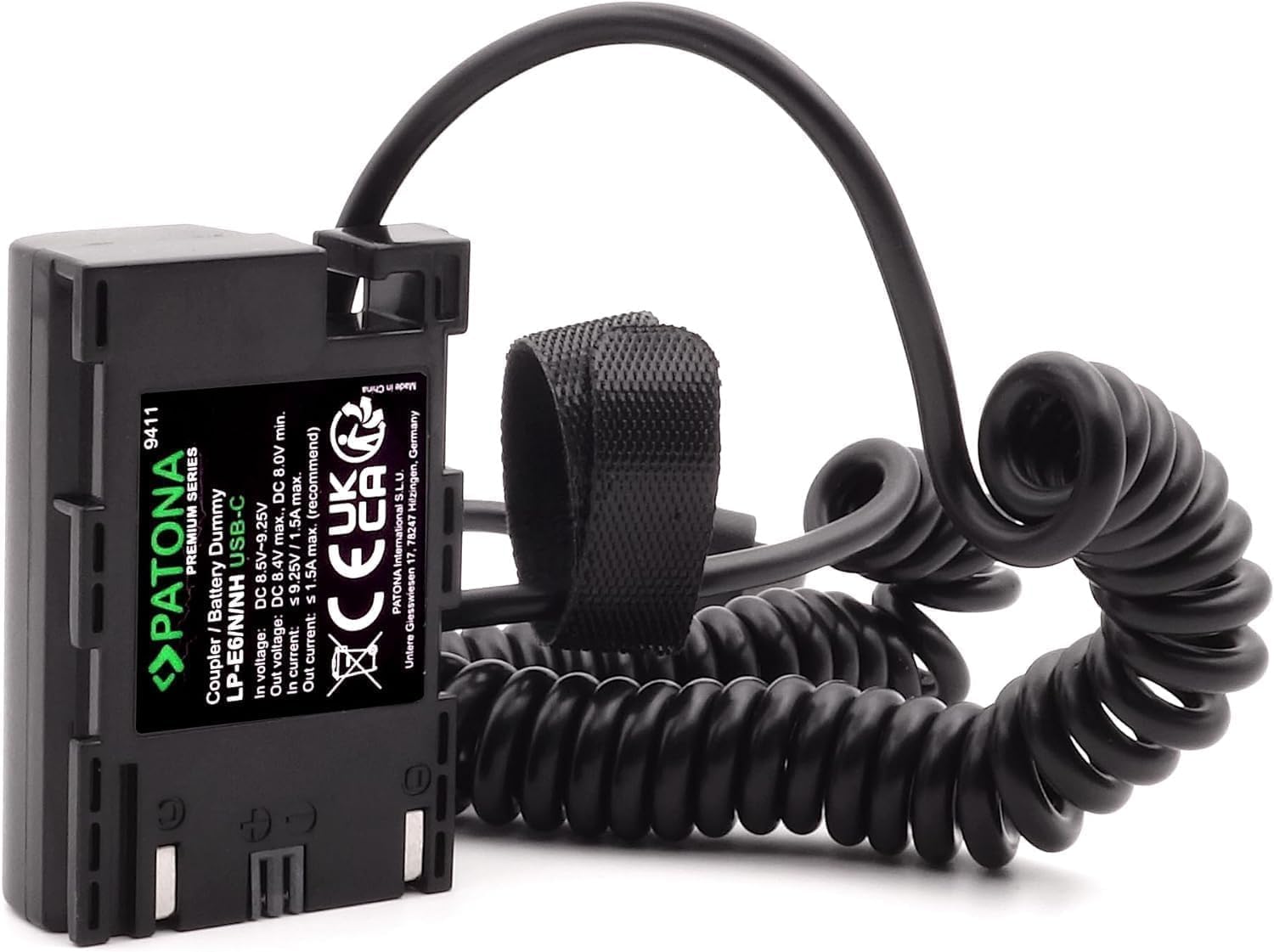 LP-E6 LP-E6N Batteria ftizia USB-C/Tipo-C Adattatore di alimentazione per Canon EOS R5 R5C R6 5DS R 7D 6D 5D3 5D4 90D 80D 70D 60Da Fotocamera  44