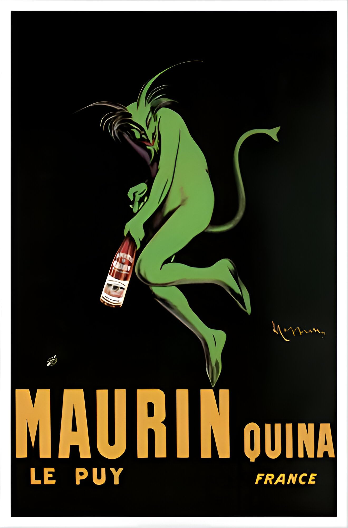 Amazon.com: Maurin Quina Le PUY 1906 by Leonetto Cappiello 36x24 