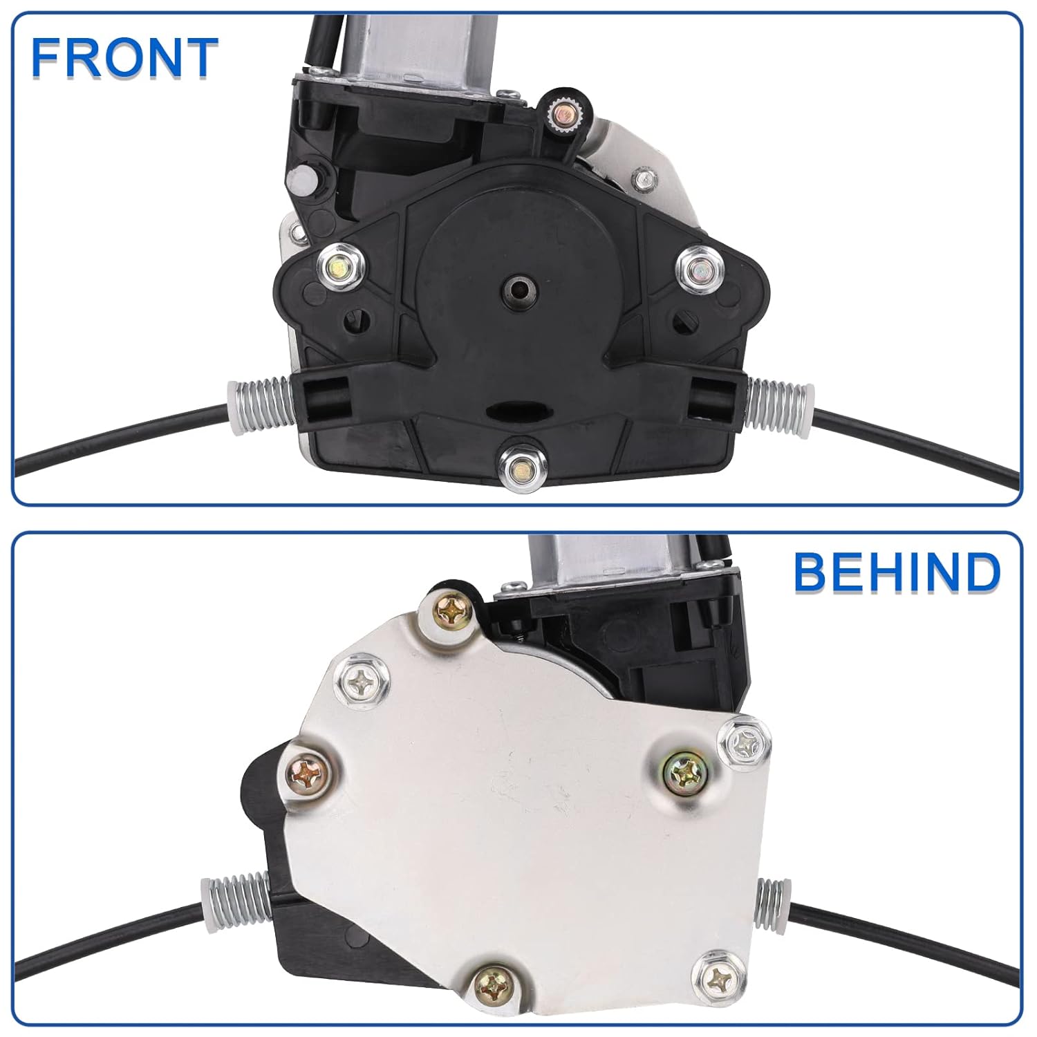 Obaee 741-557 Front Passenger Side Power Window Lift Regulator & Motor Assembly Compatible with Jeep Grand Cherokee WJ Series 2000-2004, Only Fit the Car Manufactured After 3/9/2000 Replace 55363286AD