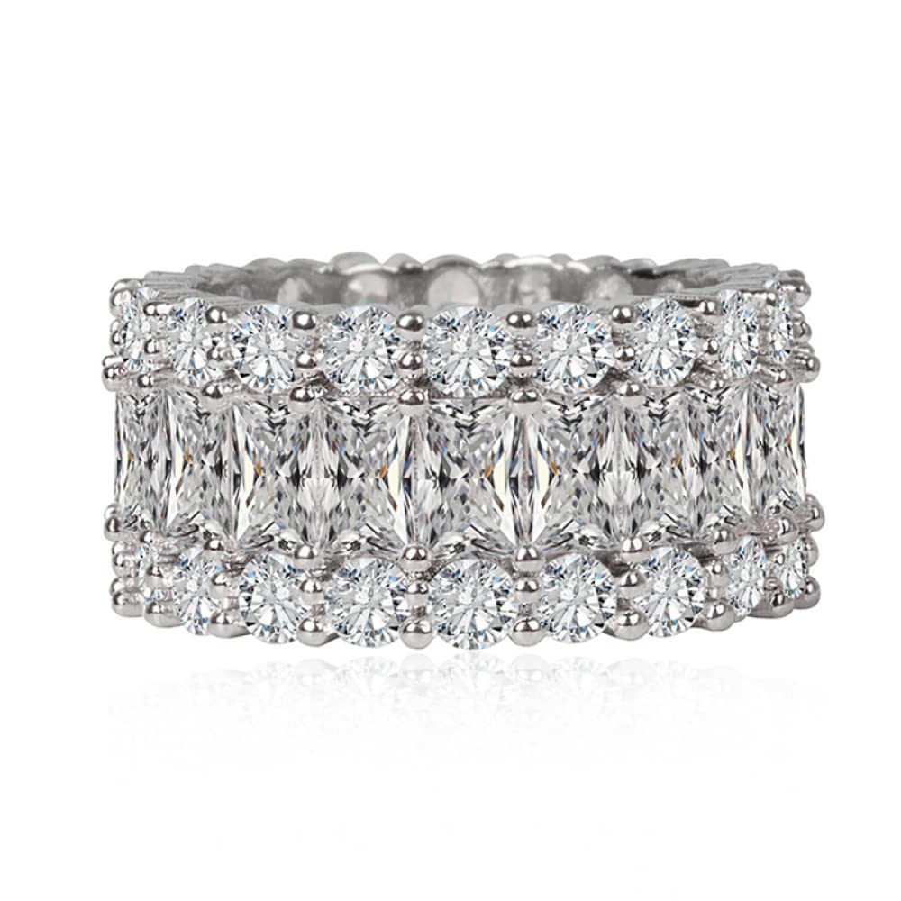 Anillo de plata de compromiso para brillar en tu fiesta 7